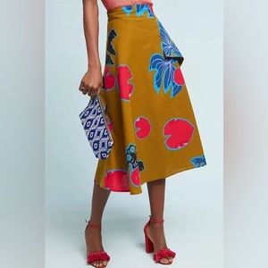 Anthropologie Eva Franco Betta A Line Skirt Size 6